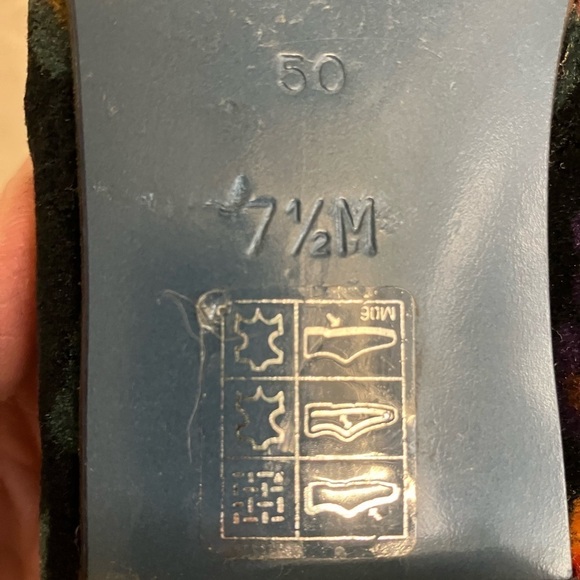 Via Spiga Velvet Floral Jewel Brocade Ballet Flat size 7.5 - Picture 4 of 8